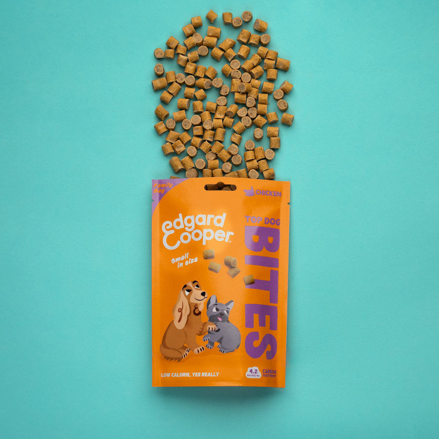 120 g Edgard y Cooper Snacks Mini de Frango para c&atilde;es, , large Imagem n&uacute;mero 2